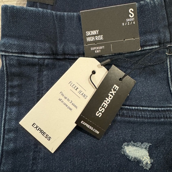 BRAND NEW* Express “Flexx Jeans - Skinny High Jeans” - Picture 2 of 7